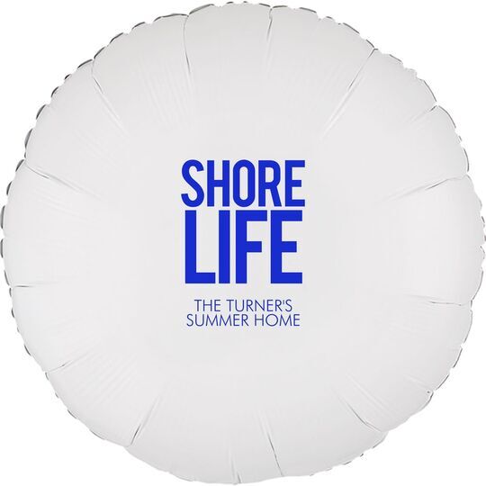 Shore Life Mylar Balloons